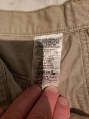 Carhartt Tan Work Canvas Shorts